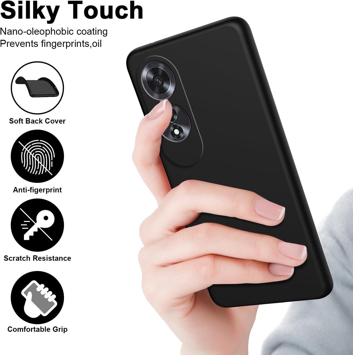 Flexible Liquid Silicone TPU C - Oppo A78 recension och pris