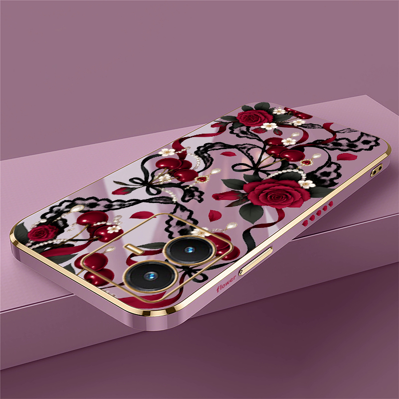 Rose Print Case For Vivo Y28 S - Vivo Y28 recension och pris