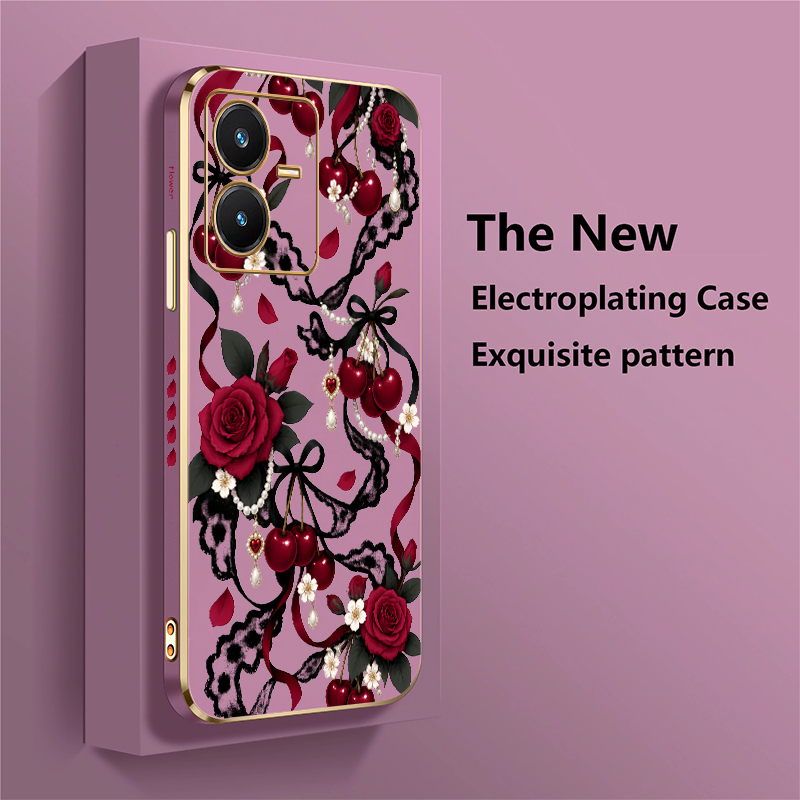 Rose Print Case For Vivo Y28 S - Vivo Y28 recension och pris