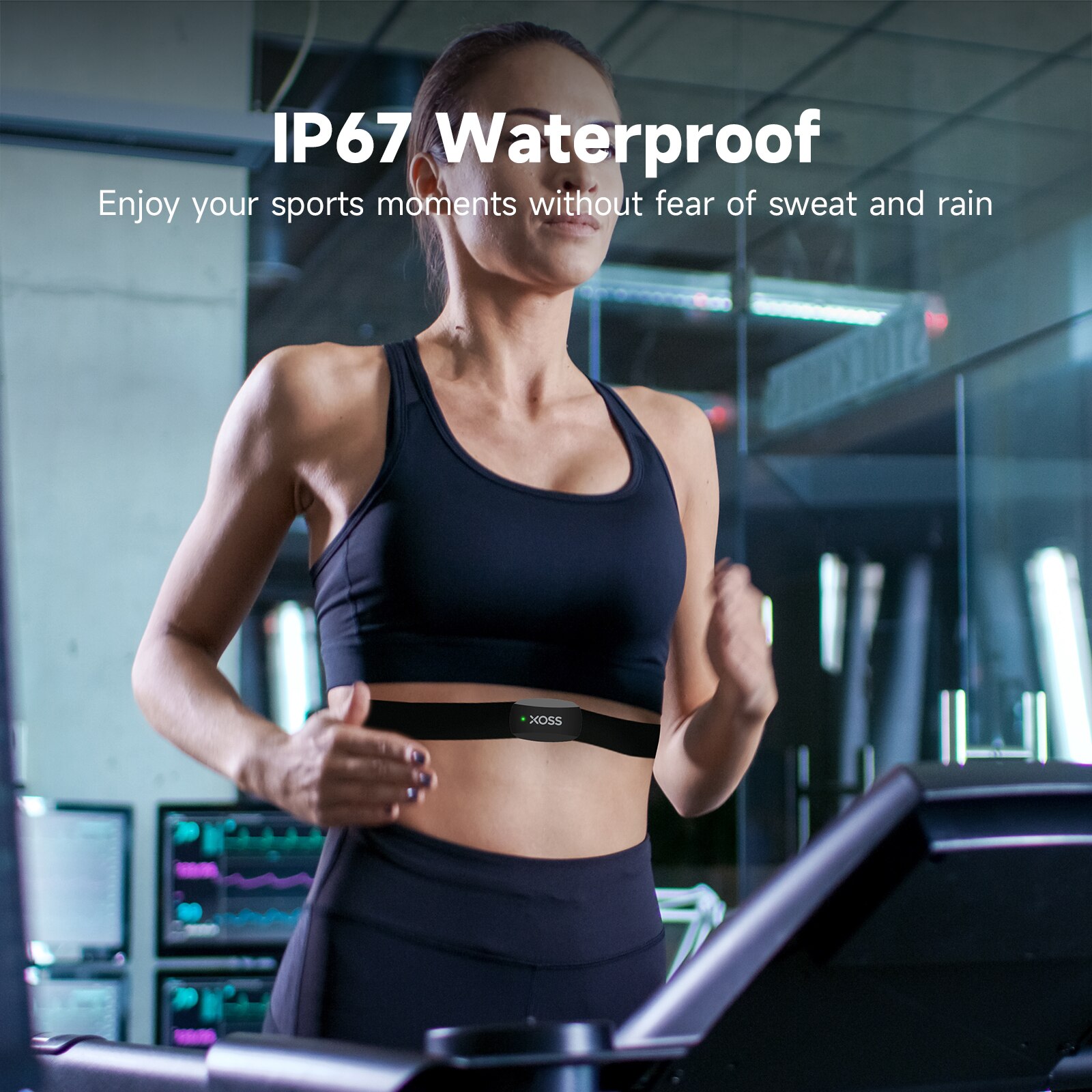 XOSS X2 Chest Strap Heart Rate - Breath Rate Monitor recension och pris